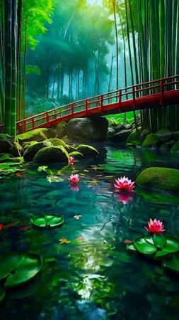 Расслабляющая красивая музыка 🌿 Спокойная музыка #4 #звуки бамбуковой воды