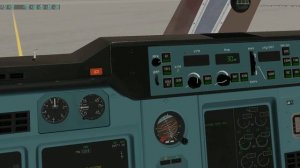 Запуск, руление и взлёт на ту 204 в x-plane 11