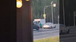 ‼️Утро таксиста на Калужском шоссе под Троицком началось не с кофе‼️