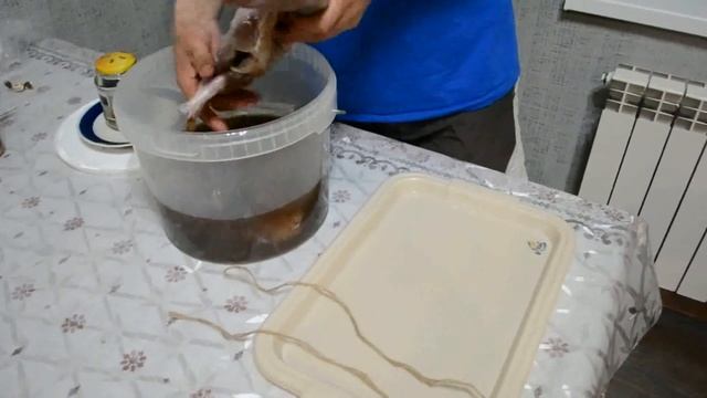 Холодное копчение кролика. Рецепт.