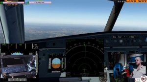 X-Plane 11 (запуск холодного самолета) Аэробус А-319