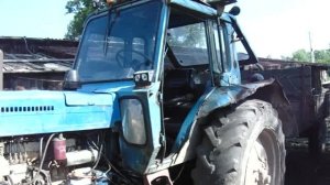 Еще не работали а все трактора в ремонте МТЗ 80!