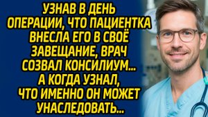 Узнав в день операции, что пациентка внесла его в своё завещание, врач созвал консилиум…
