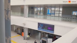 Светодиодный экран в аэропорту города Уфа | FUTURE VISION