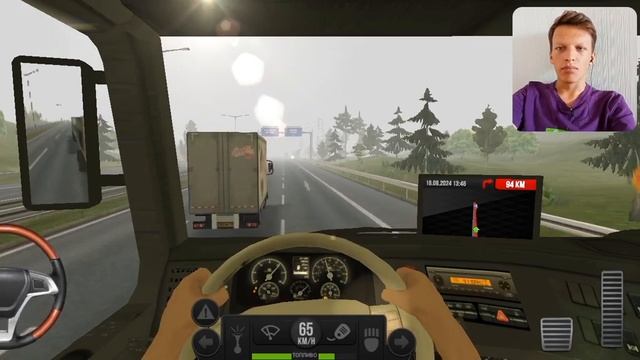 ПРИВЁЗ ИЗ ГОРОДА НА ФЕРМУ КОРМ ДЛЯ ЖИВОТНЫХ. Truck Simulator Eu смотреть онлайн