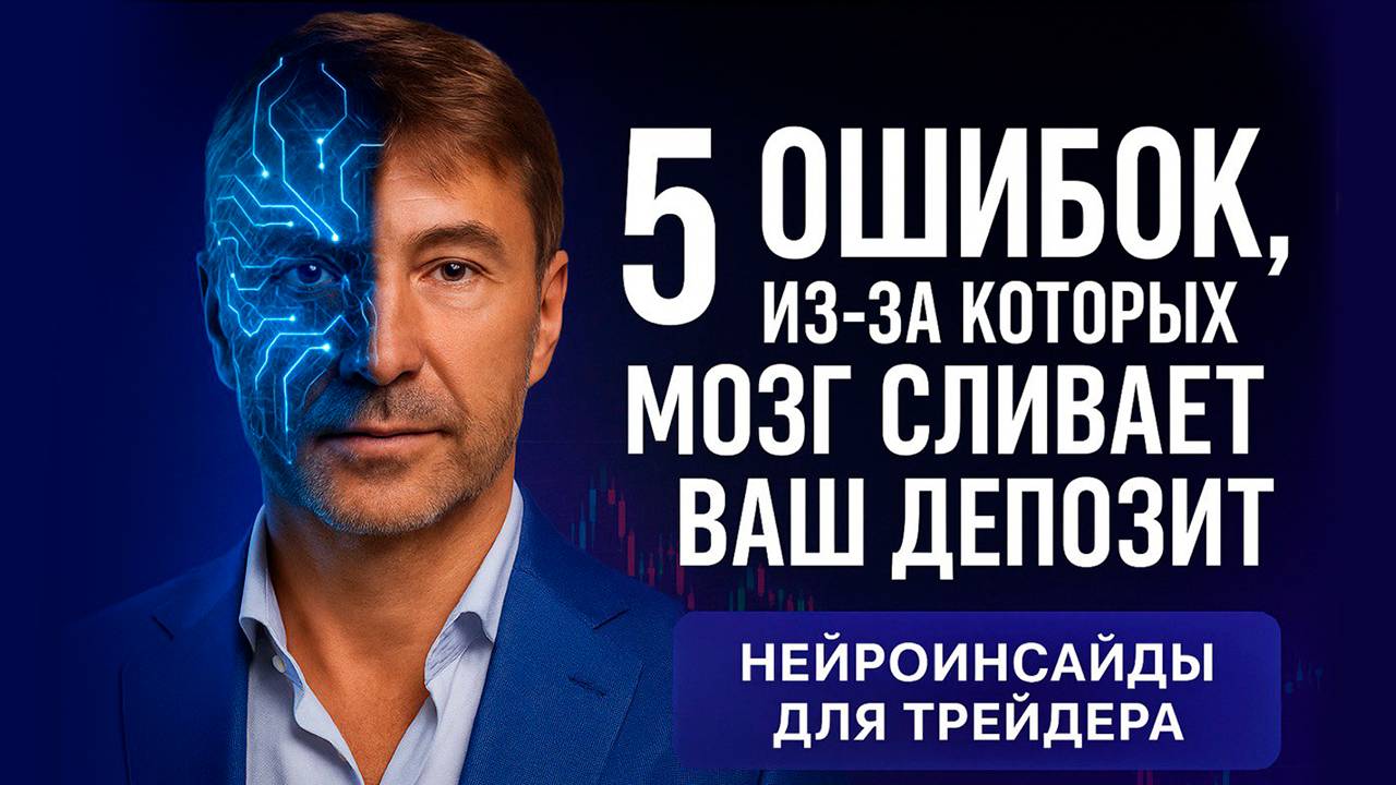 5 ОШИБОК из-за которых МОЗГ сливает ВАШ ДЕПОЗИТ. Нейроинсайды для трейдера!