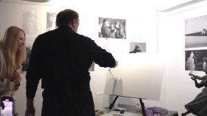 Мастер-класс художника Артёма Пучкова в галерее ЛИН, Москва.
"Простые уроки". Море.