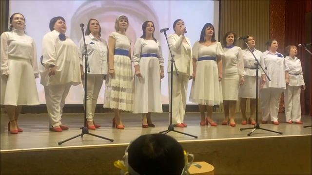 Ансамбль "Брусничный цвет" песня "Россия моя" МБОУ СОШ 5 смотреть онлайн