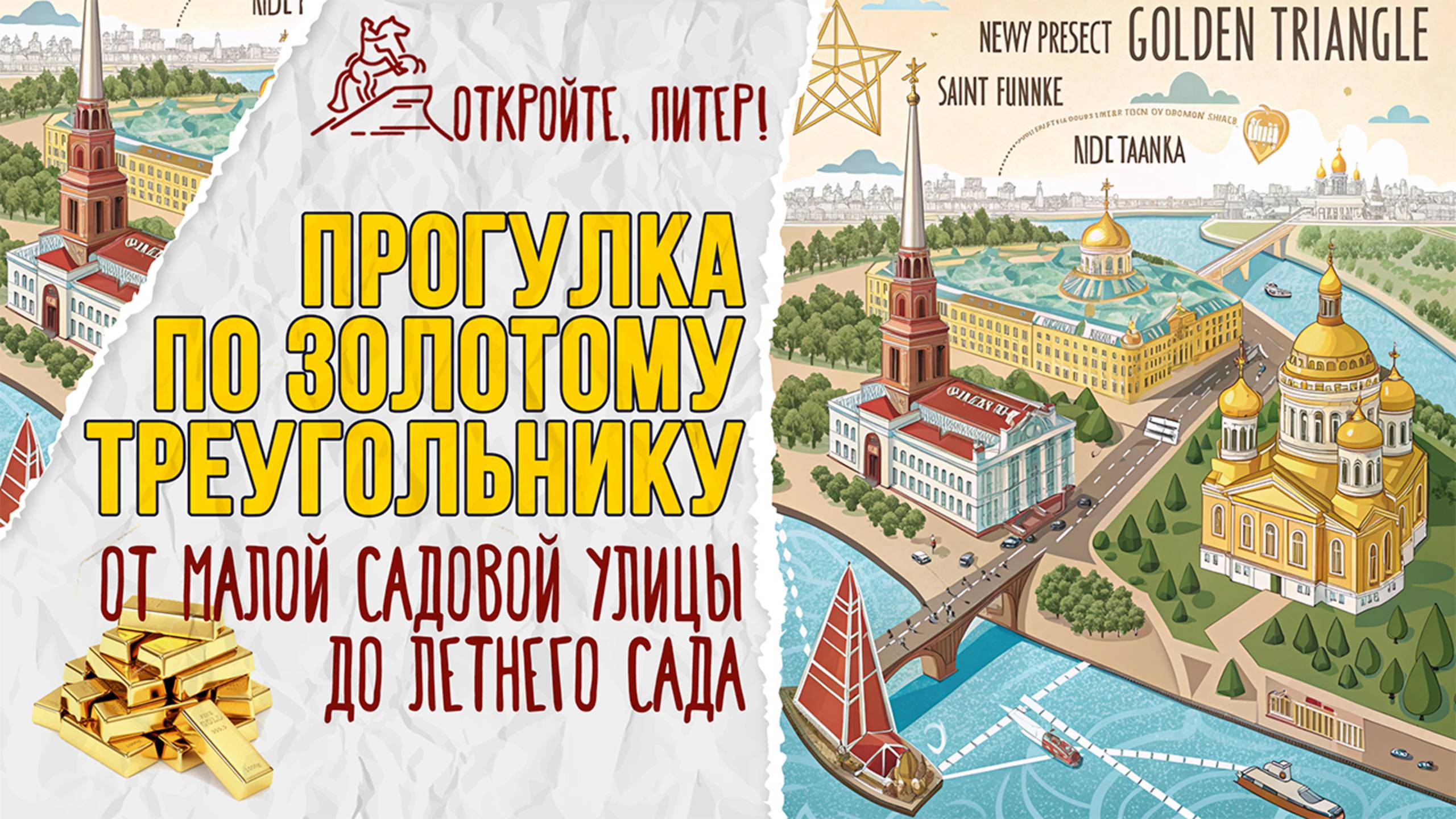 ПИТЕР. ПУТЕВОДИТЕЛЬ ПО ЗОЛОТОМУ ТРЕУГОЛЬНИКУ. ОТ МАЛОЙ САДОВОЙ УЛИЦЫ ДО ЛЕТНЕГО САДА