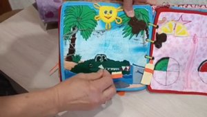 Детская игровая лоскутная книга Лизонька. Комментарий автора