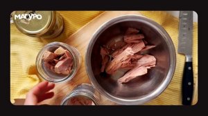 Тунец Магуро в стеклянной банке