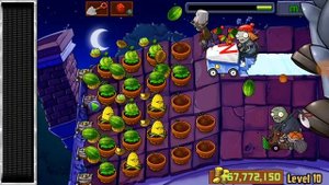 Прохождение БОССА zomboss в pvz 1 Растения против Зомби 1