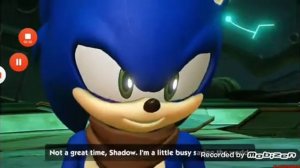 Соник бум битва с шедоу