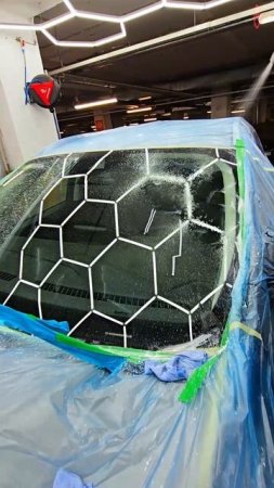 Мойка М3 Бухарестская. Полировка лобового стекла