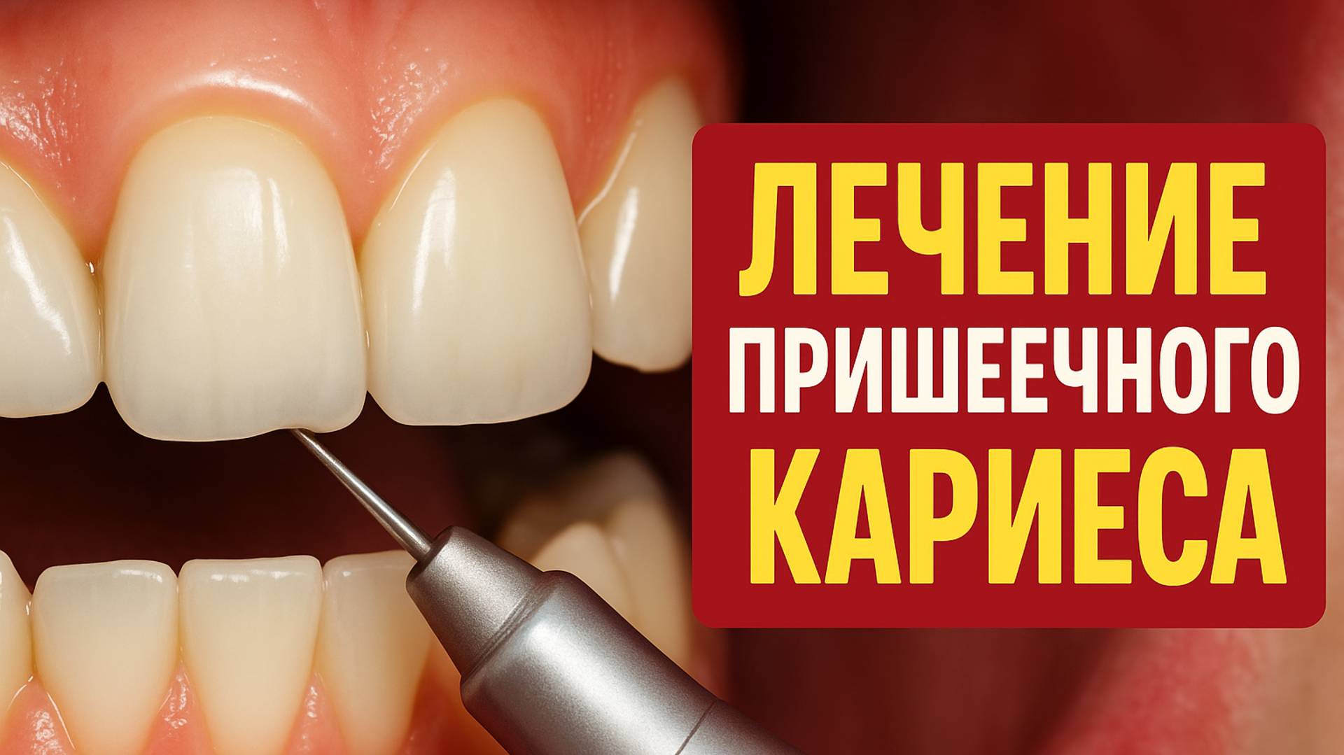 Лечение пришеечного кариеса на зубе