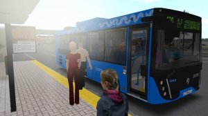 OMSI 2 МАЗ 206 486 2021, Москва 170 маршрут