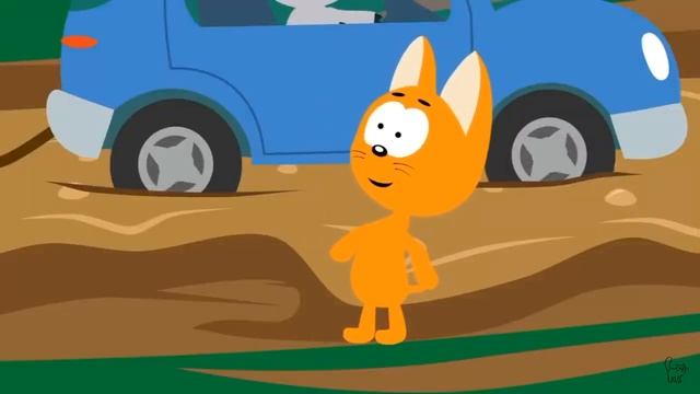 Котёнок и волшебный гараж. Мультфильм для детей и малышей