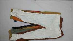 37125 Микс лен штаны, 23пак, Lino 25 white, секонд (extra) оптом