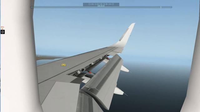 X-Plane 10 Взлет из Ростова на Дону - Посадка в Баку смотреть онлайн