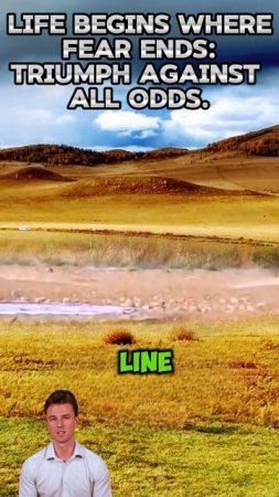 XslnmUt0TmQ - Life Begins Where Fear Ends： Triumph Against All Odds. #shorts #animals #lion #viral #