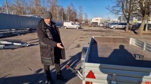 Прицеп МЗСА 817719.022 3,5х1,8м. Подвеска 1300кг. Видео обзор Трейли