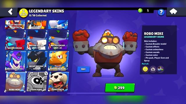 Лучшие легендарные скины в бравл старс (мое мнение)💜? смотреть онлайн