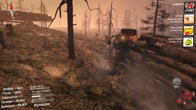 SpinTires Карта Peredast ошибка конструктора пройдена часть 19 смотреть онлайн
