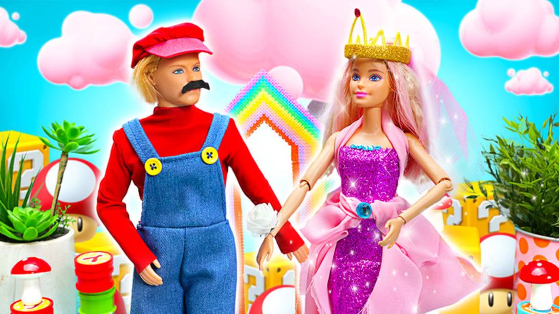 👑Свадьба Пич и Марио 💍 Волшебное преображение принцессы!