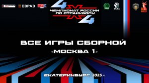 Чемпионат России по страйкболу 4Х4. Екатеринбург, 2025
Игры сборной Москвы. Первый состав