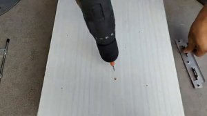 Шаблон для врезки ответной планки дверного замка