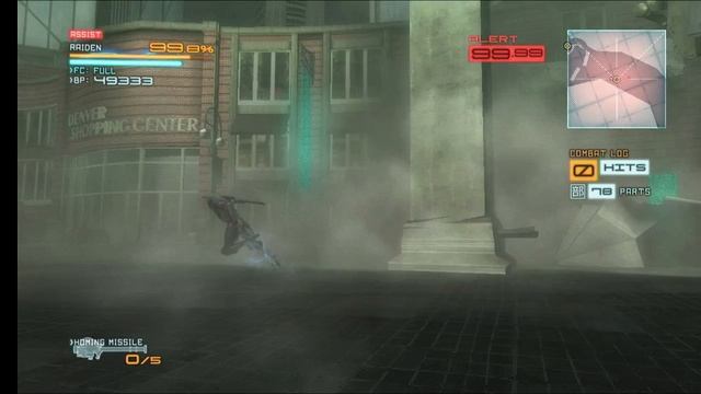 Metal gear Rising. 04. Крыши небоскребов и Босс Monsoon