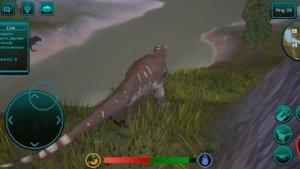Учусь играть за своего рекса "Йод" (The Cursed Isle)