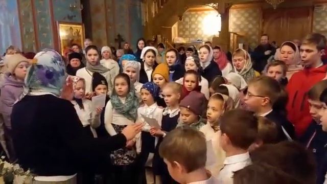 Поют воспитанники Детского православного центра ранн смотреть онлайн