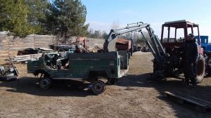 Луаз 969ММ. Разбор на запчасти. Двигатель от Таврии. Цен?