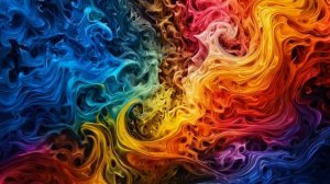 🎨 Абстракция Colorful🌊💧 Водопад красок 1 час!🌈+174 Гц🎶д