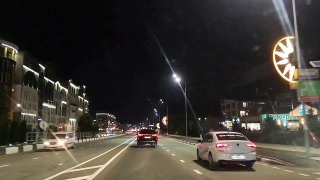 Сочи. Вечер в Красной поляне #путешествия #прогулка #со смотреть онлайн