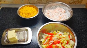 Макарошки с курочкой