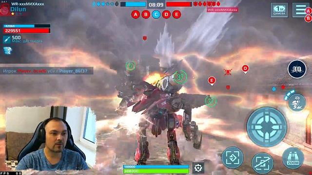 Robot Warfare бой против WR_Pitbull_23rus, BLACK WR NEL20N, WR-xxxМИХАxxx часть 1 ○ Робот на луне