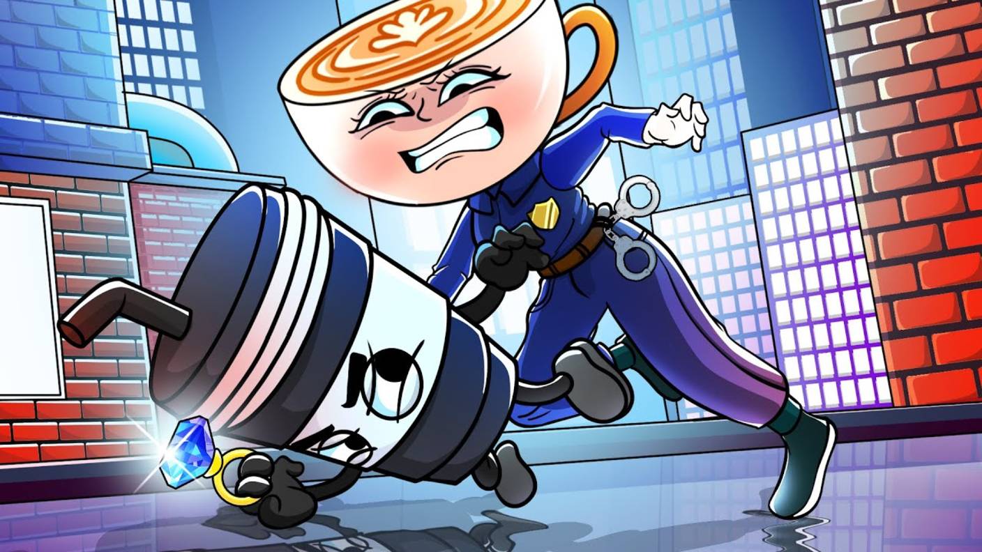 Итальянская брейнрот полиция ловит грабителей! Итальянские брейнрот мемы анимация