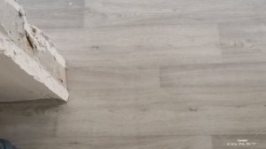 Укладка коммерческого линолеума Tarkett на клей.