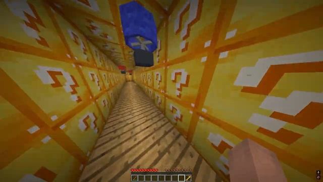 НУБ НАШЕЛ ДЕРЕВНЮ ИЗ ЛАКИ БЛОКОВ В МАЙНКРАФТЕ!!! смотреть онлайн