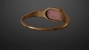 20 - Кольцо А.С. Пушкина с сердоликом (ладья, лоза)