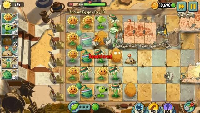 Игра | Зомби против Растений 2 #4 | Plants vs Zombies 2 | Ancient Egypt - Da смотреть онлайн