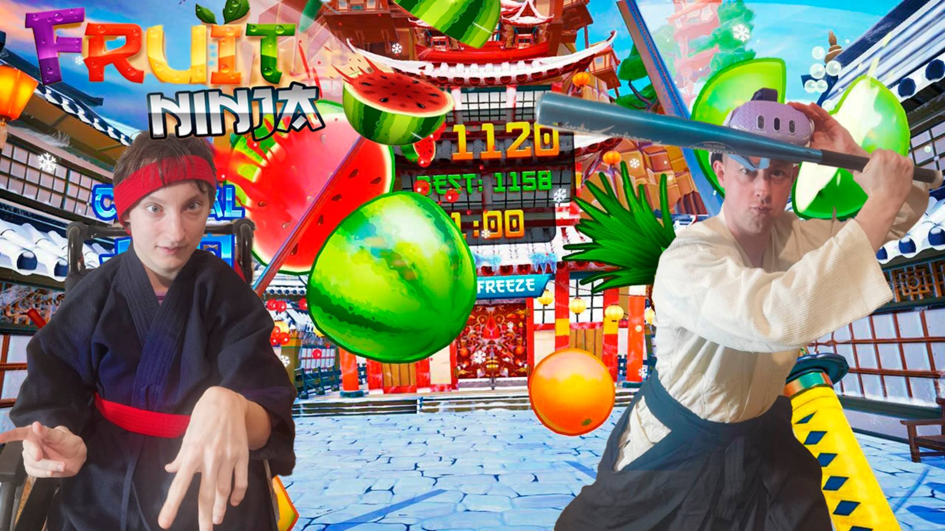 Теперь я ФрутоНиндзя №1 ► Fruit Ninja VR