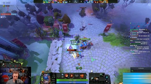СТИНТ ИГРАЕТ в ДОТУ 2 на 5K MMR // by_owl