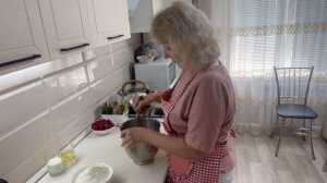Огород радует//☘️👍пирог с клубникой//🫠