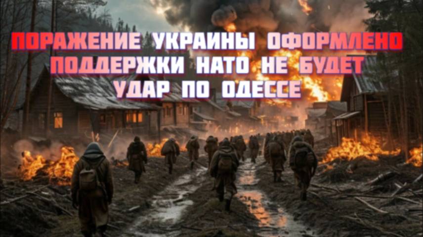 Новости СВО Сегодня-поражение Украины оформлено. Поддержки НАТО не будет. Удар по Одессе