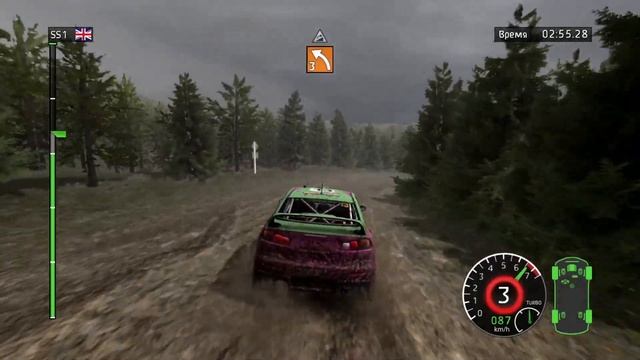 WRC FIA 2010-го года. Гоняю в олдовое ралли. смотреть онлайн