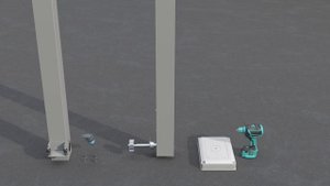 HSD400 Привод для откатных ворот, скрытой установки