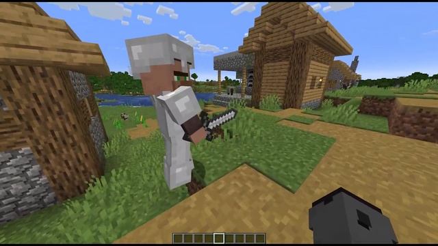  Жители больше не беспомощны! Обзор мода Guard Villagers дл?